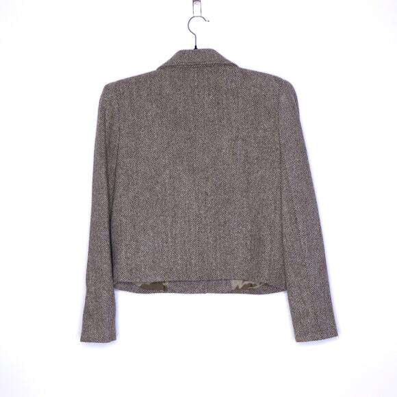 BA&SH Blanche Blazer Beige Cropped Long Sleeves Lady Jacket Women's 1/US 4 - Picture 4 of 15